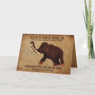 Tarjeta Queso mamut matanuska