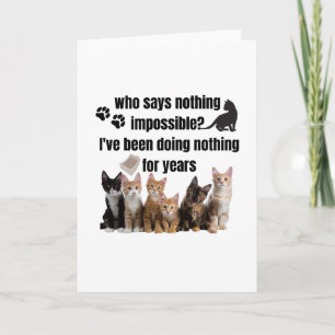 Tarjeta quién dice nada imposible_ he estado haciendo