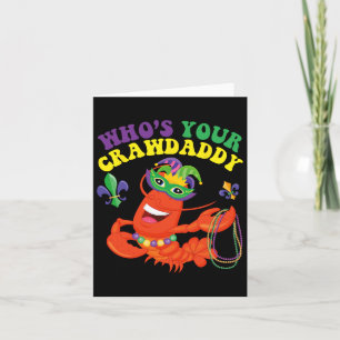 Tarjeta ¿Quién es el regalo de Mardi Gras?