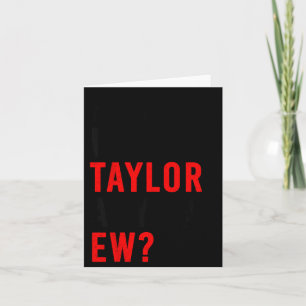 Tarjeta Quién es Taylor Ew_ Chica Taylor Primer Nombre Gro