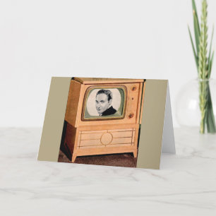 Tarjeta ¿Quién está en la televisión?