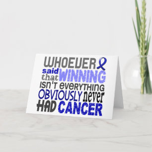 Tarjeta Quien haya dicho cáncer rectal