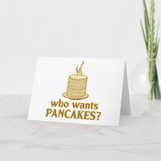 Tarjeta ¿Quién quiere las crepes?