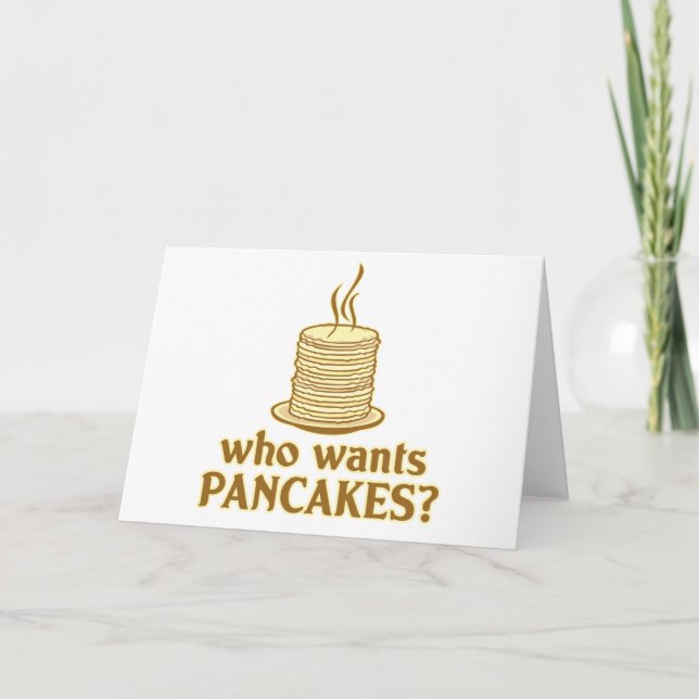 Tarjeta ¿Quién quiere las crepes? (Anverso)