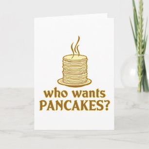 Tarjeta ¿Quién quiere las crepes?