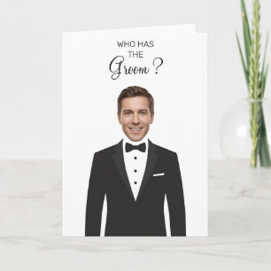 Tarjeta ¿Quién Tiene El Novio Juego de Rascar para Despedi