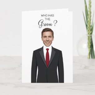 Tarjeta ¿Quién Tiene El Novio Juego De Rascar Regalo De De