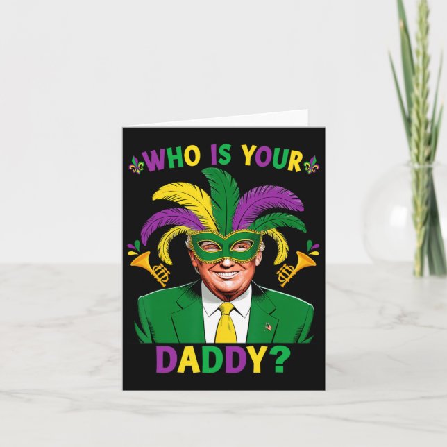 Tarjeta Quienes son sus Mamáes de cuentas de Trump (Anverso)