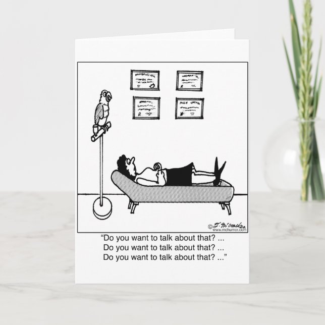 Tarjeta ¿Quieres Hablar De Eso? (Anverso)