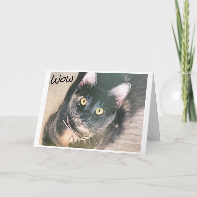 TARJETA QUIERO "PURR" CADA VEZ QUE PIENSO EN "TI" (Anverso)