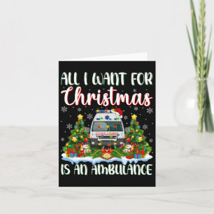 Tarjeta Quiero Que Los Navidades Sean Una Luz De Árbol De 