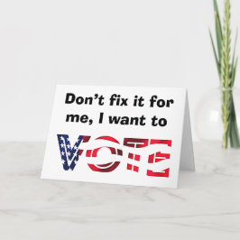 Tarjeta Quiero votar