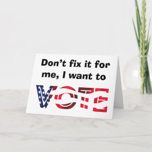 Tarjeta Quiero votar
