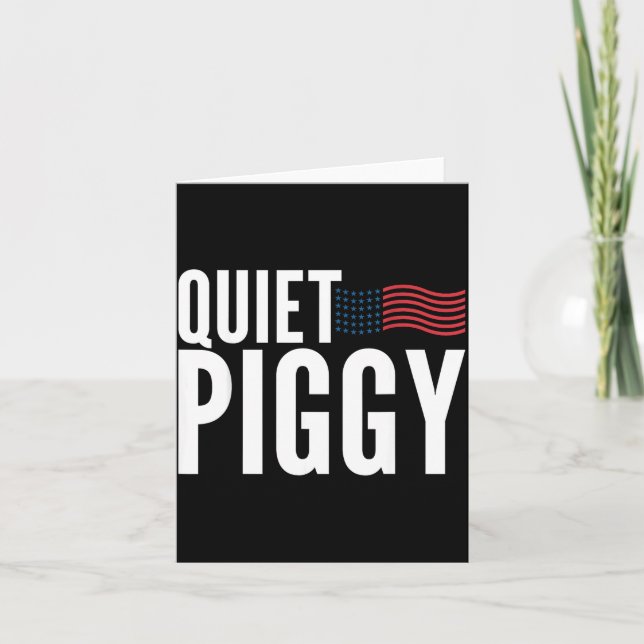 Tarjeta Quiet Ggy Funny Quiet Ggy  (Anverso)