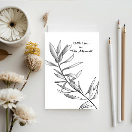 Tarjeta Quiet Grove — Minimal Get Well Card