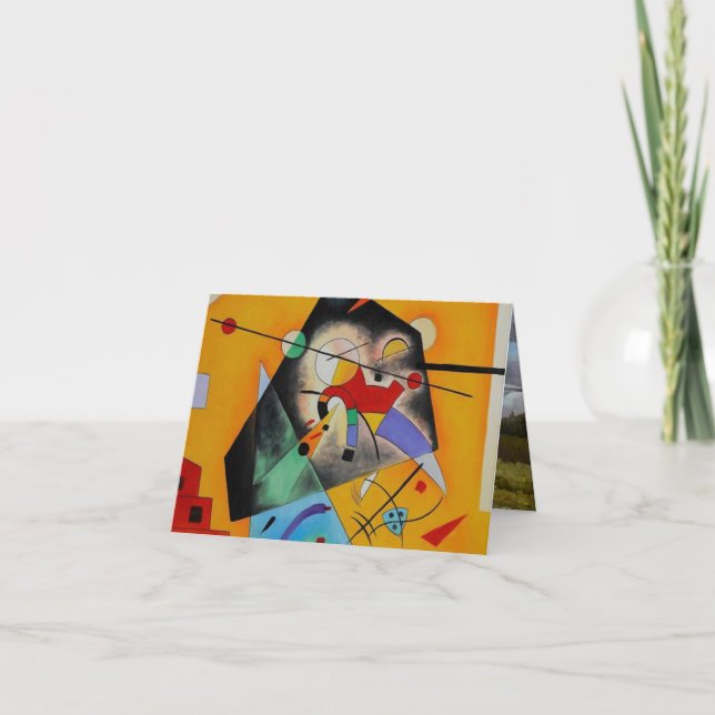 Tarjeta Quiet Harmony Wassily Kandinsky (Anverso)