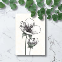 Quiet Presence – Botanical Sympathy Card
