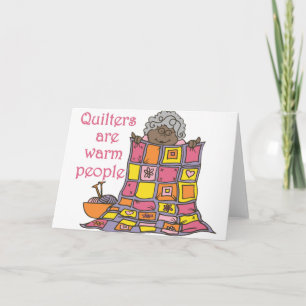 Tarjeta Quilt Lady
