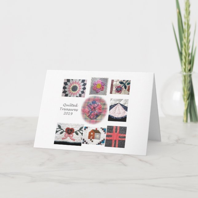 Tarjeta Quilted Treasures 2019 2 (Anverso)
