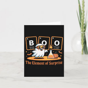 Tarjeta Química Boo El Elemento De Sorpresa Lindo Químico