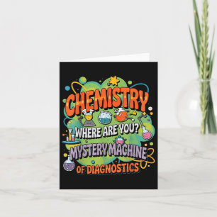 Tarjeta Química Lab Week 2025 Máquina De Misterio De Diagn