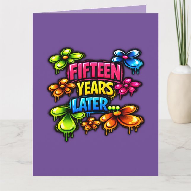 Tarjeta Quince Años Después (Anverso)