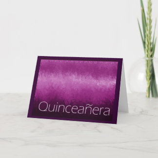 Tarjeta Quinceanera
