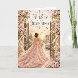 Tarjeta Quinceañera Tu Hermoso Viaje