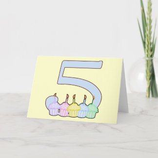 Tarjeta Quinto cumpleaños