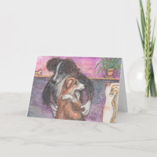 Tarjeta Quiropractico Collie-practor, Border Collie