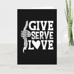 Tarjeta Quiropráctico de servicio de amor Quiropráctico de