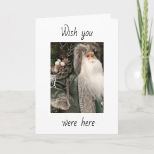 TARJETA ***QUISIERA QUE ESTUVIERAS AQUÍ CON NAVIDADES*** T