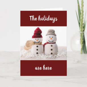 TARJETA ***QUISIERA QUE ESTUVIERAS CERCA DE NAVIDADES*** Q