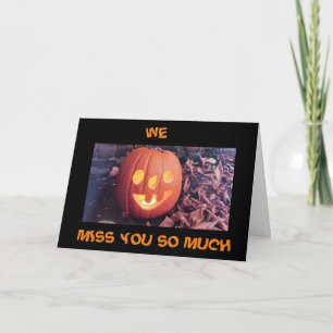 TARJETA QUISIÉRAMOS DECIR QUE ESTE HALLOWEEN "EN PERSONA"