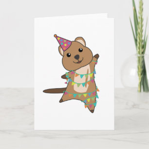 Tarjeta Quokka Quiere Feliz Cumpleaños A Ti Quokkas