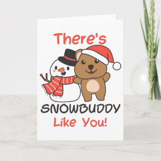 Tarjeta Quokkka No Hay Snowbuddy Como Tú Chiste De Muñeco