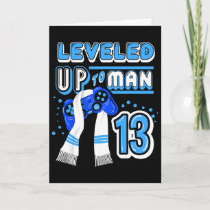 Tarjeta R Mitzvah Ascendió a Gamer Hombre