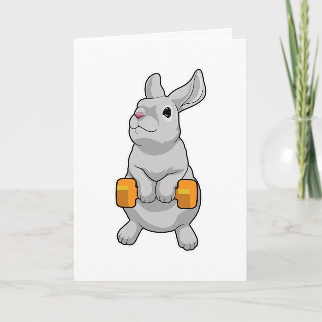 Tarjeta Rabbit Fitness Dumbbell (Anverso)
