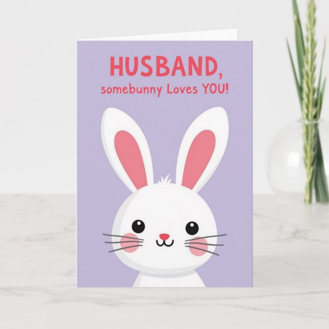 Tarjeta Rabbit Love Note Card (Anverso)
