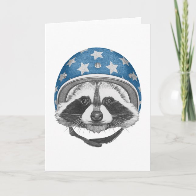 Tarjeta Raccoon Daredevil (Anverso)