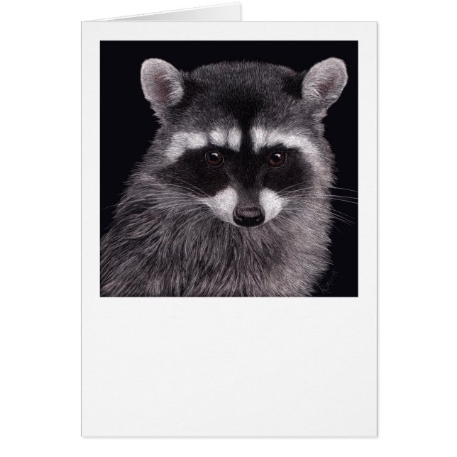 Tarjeta Raccoon "Hooligan" (Frente)