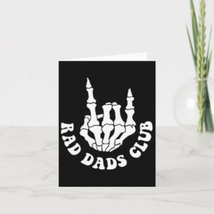Tarjeta Rad Dads Club Funny Fathers Day Guay Dads Club