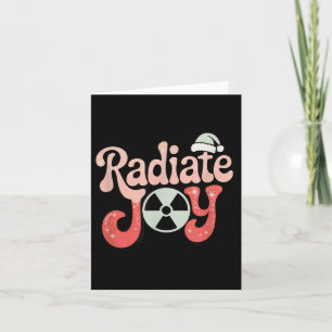 Tarjeta Radioalegría Navidades de radiología Holiday Xray