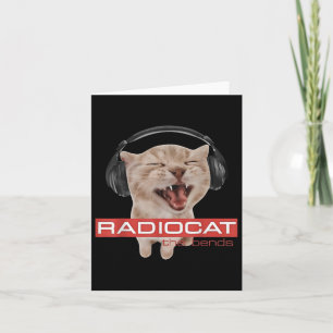Tarjeta Radiocat The Bends Funny Music Cat Meme Cat Mom Ca