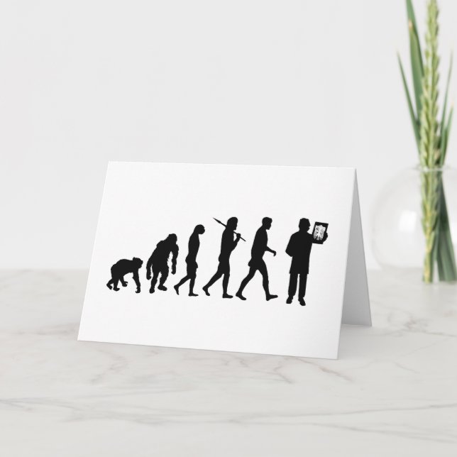 Tarjeta Radiografo Radiólogo de tés de rayos X y regalos (Anverso)