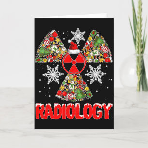 Tarjeta Radiología de Navidad Radiólogo de Navidad Técnico