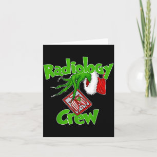 Tarjeta Radiología de Navidad Radiólogo de Navidad Técnico