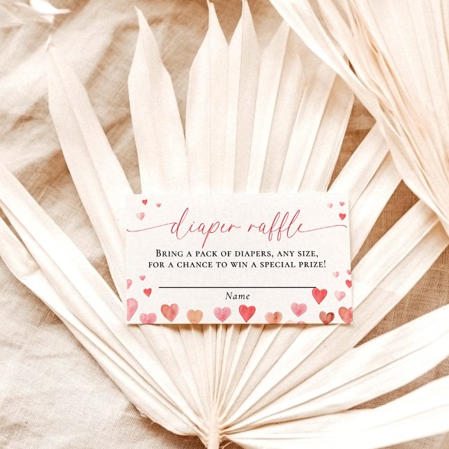 Tarjeta Raffle de pañal | CHICA BABY SHOWER (Subido por el creador)