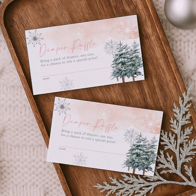 Tarjeta Raffle de pañal de ducha para bebé de invi (Subido por el creador)