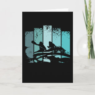Tarjeta Rafting Retro